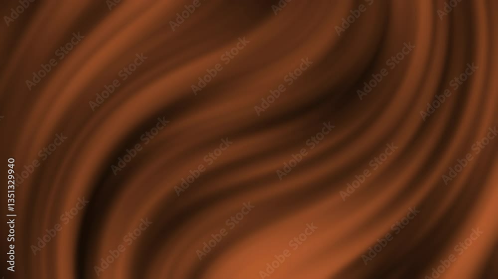 Poster smooth copper gradient texture with motion effect and flowing background for abstract design and art