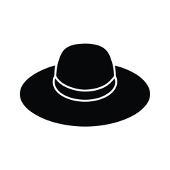 black hat vector illustration