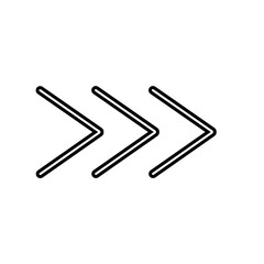 Obraz premium blue arrow icon