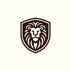 Obraz premium Lion heraldry logo