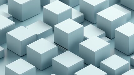 Obraz premium Abstract Cubes Cityscape Background