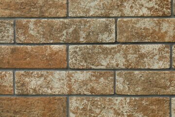 Brick stone texture background close up view