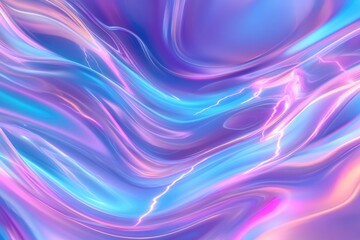 Naklejka premium abstract composition of swirling vibrant colors evokes chaotic energy of thunderstorm merging optical fluidity with