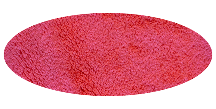 Pink Velvet Oval Texture Isolated on Transparent Background