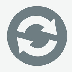 Backward arrow reverse icon indicating undo, rewind, or previous action.