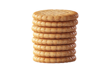 Assorted biscuits and cookies , white background