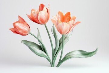 Obraz premium A bouquet of fresh flowers arranged on a wooden table, ideal for still life photography or as a background element