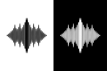 Uniform Sound Wave Vector Crisp & Modern Design.