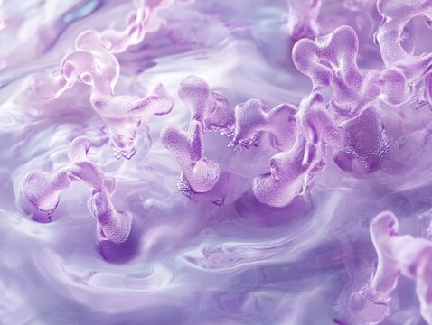 Intricate digital illustration of Bifidobacterium infantis showcasing its unique structure and characteristics.
