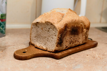 homemade bread pastry, crispy crust, fresh bread house bakery, white bread