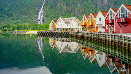 Das verträumte Städtchen Mo in Norwegen © Harald Tedesco