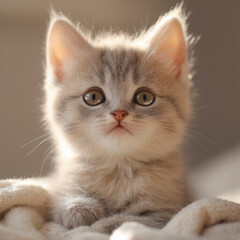 Obraz premium sweet cuddly cat