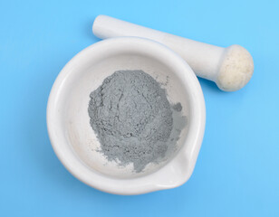 Zinc powder is a chemical element with the symbol Zn and atomic number 30.
