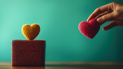 A Hand Offering a Heart: A Symbol of Love and Affection