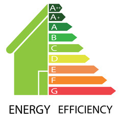 GREEN ENERGY EFFICIENCY VECTOR İCON