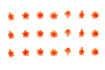 Assorted gummy candies, Juicy colorful jelly sweets. Gummy candies on transparent background