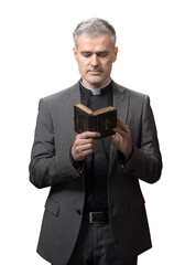 Portrait of a confident priest