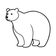 silhouette of a bear