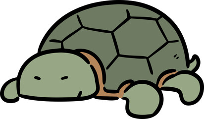 Illustration of turtle cartoon