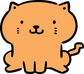 Illustration of cat cartoon
