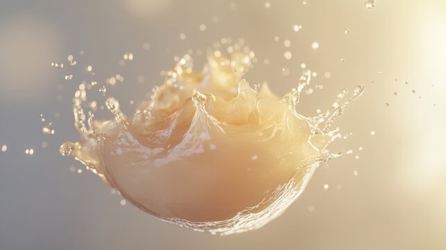 Ceramide NP: A delicate, glowing shield-like structure enhancing skin's barrier and radiance.