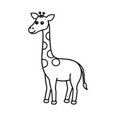 Fototapeta premium giraffe vector illustration