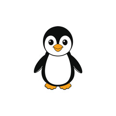 Obraz premium penguin on a white background