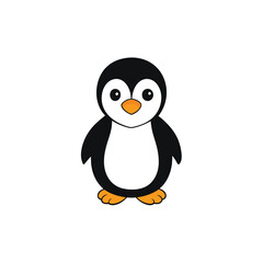 Obraz premium penguin on a white background