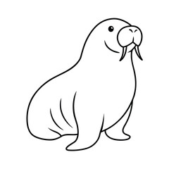 Obraz premium polar bear vector illustration