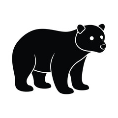 Fototapeta premium vector illustration of a bear