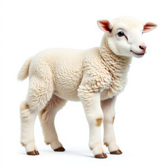 Fototapeta premium Dairy cow, grazing pose, head lowered, realistic details, isolated transparent