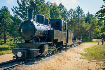 old steam train
