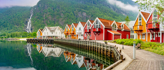 Das verträumte Städtchen Mo in Norwegen © Harald Tedesco