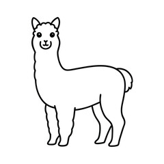 vector illustration of a donkey camel