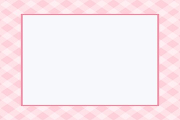 pink frame for photo or congratulation