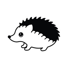 hedgehog vector illustration