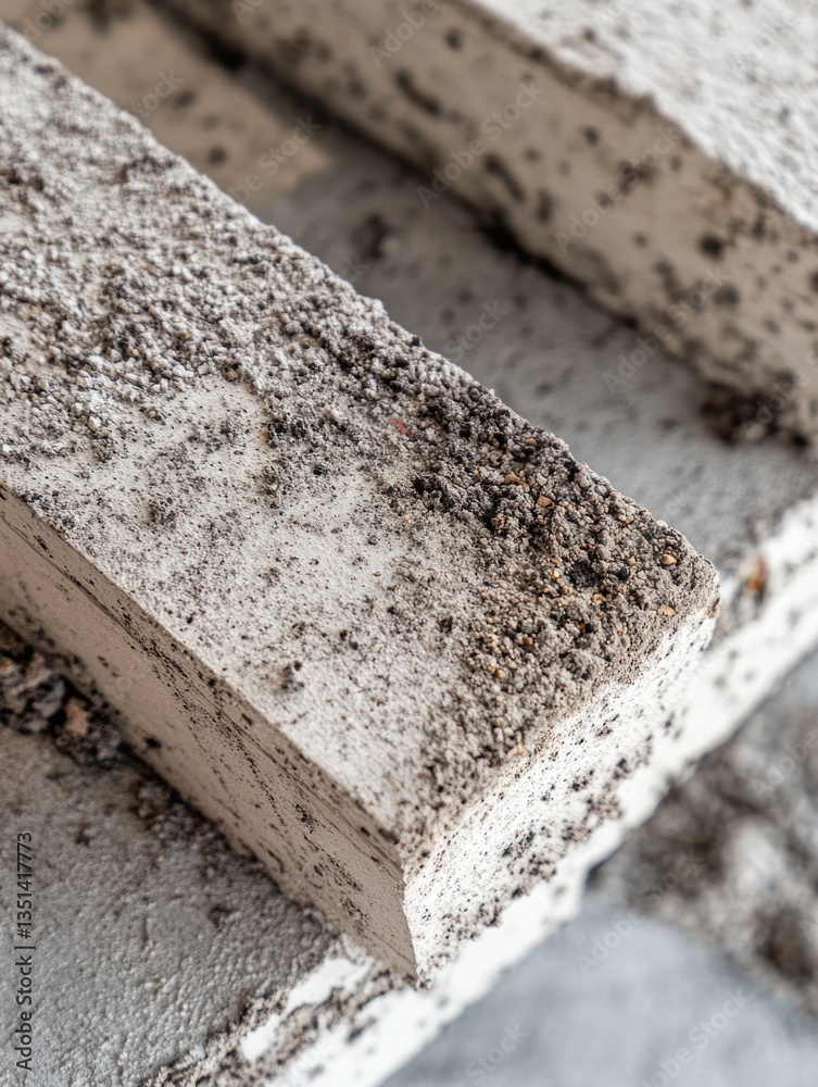 Poster close-up shot of a concrete surface with rough texture