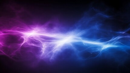 Fototapeta premium A colorful flowing abstract design depicting radiant light and energy