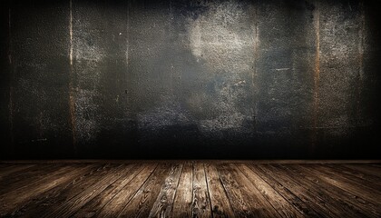 old grunge empty room with copy space