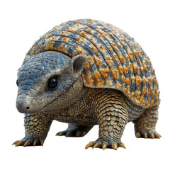 Fototapeta premium Armadillo isolated on Cutout background.PNG