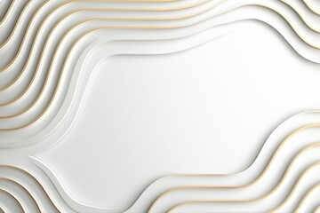 Modern Abstract Waves with Golden Accents Design