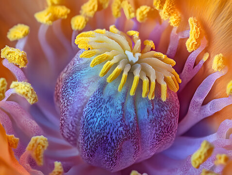 macro photography of california poppy flower
