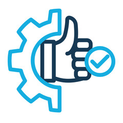 Obraz premium Cooperation Icon Trendy Line Color Style for Credibility Pack Icon Themes