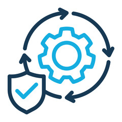 Operational Icon Trendy Line Color Style for Credibility Pack Icon Themes