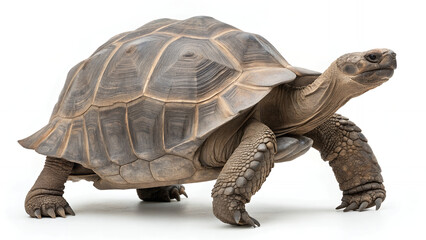 Obraz premium tortoise white background 