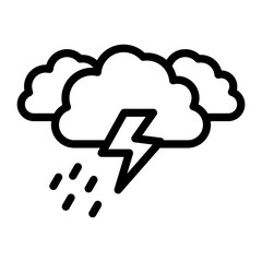 Vector Design Storm Icon Style