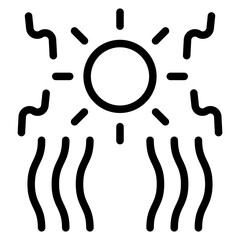 Heat Wave Icon Style