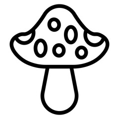 Mushroom Icon Style