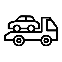 Car Shift Icon Style