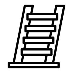 Stepladder Icon Style